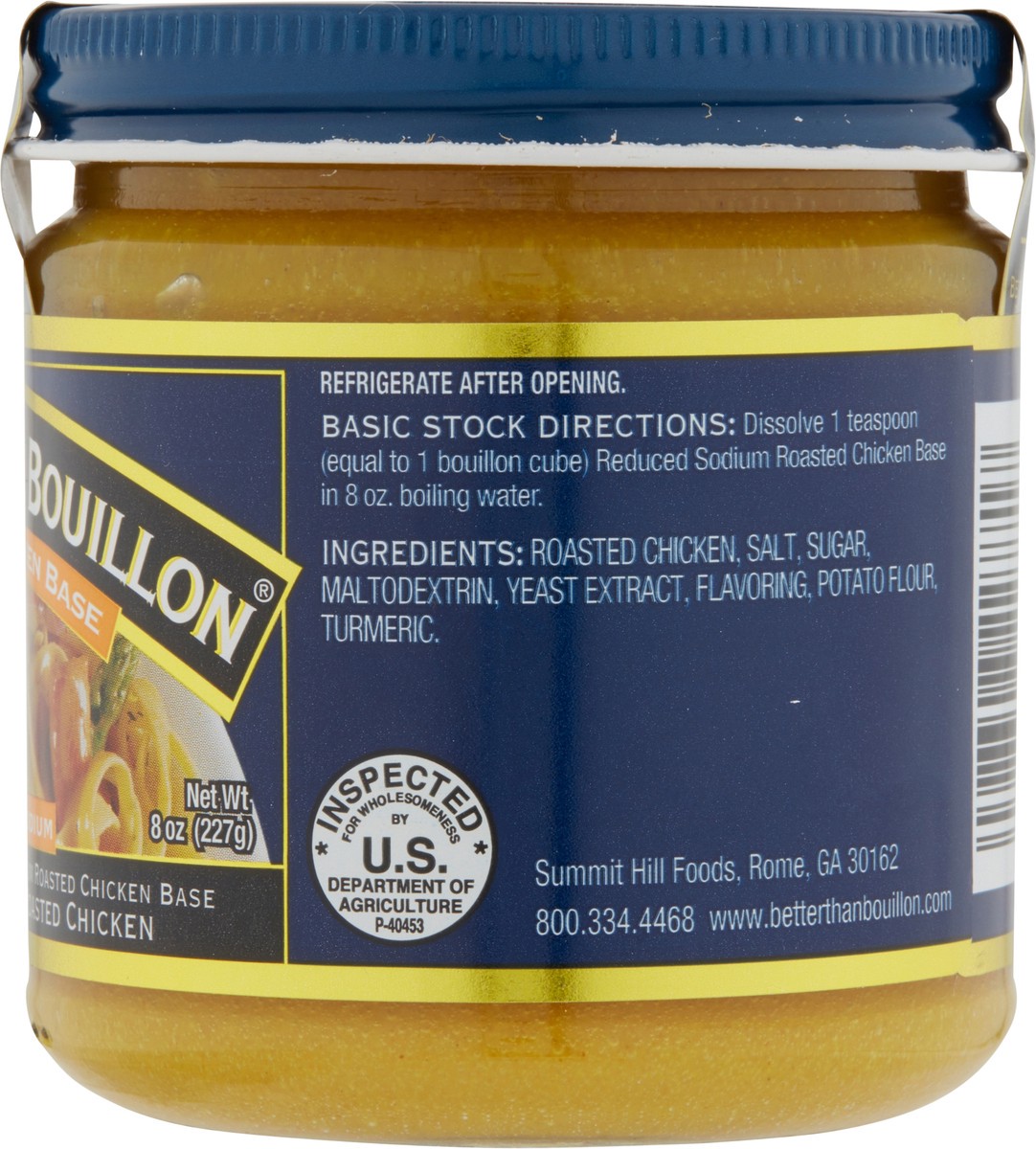 slide 8 of 8, Better Than Bouillon Reduced Sodium Roasted Chicken Base, 8 oz