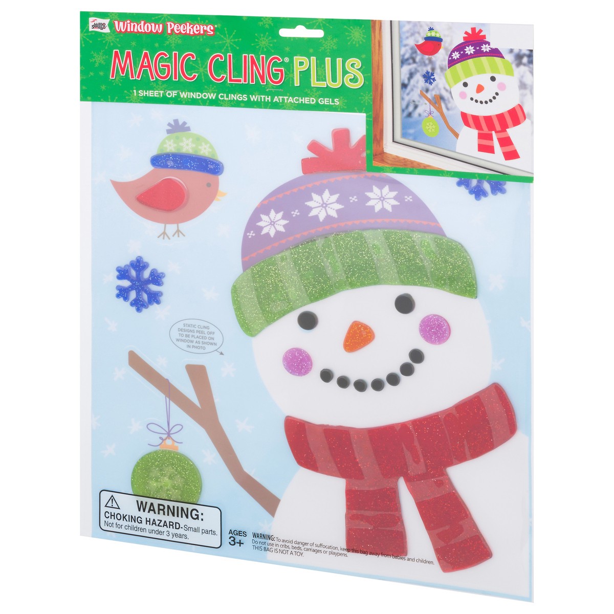 slide 2 of 4, Melo Holiday Magic Cling Plus - EA, 1 ct