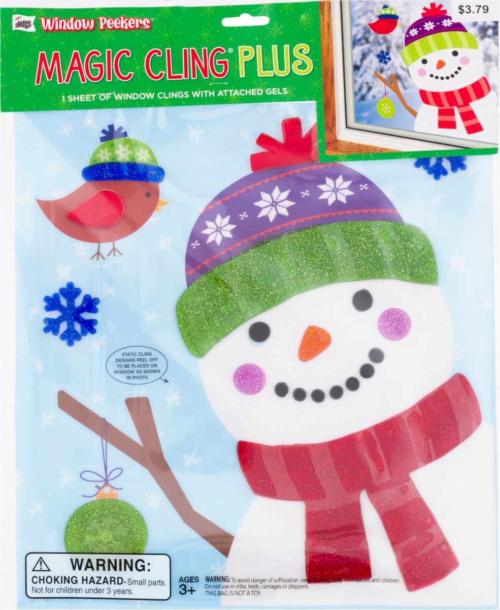 slide 1 of 4, Melo Holiday Magic Cling Plus - EA, 1 ct