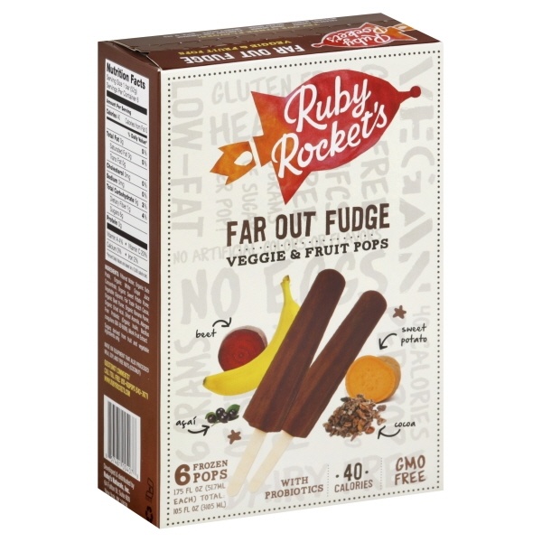 slide 1 of 5, Ruby Rocket's Far Out Fudge, 6 ct