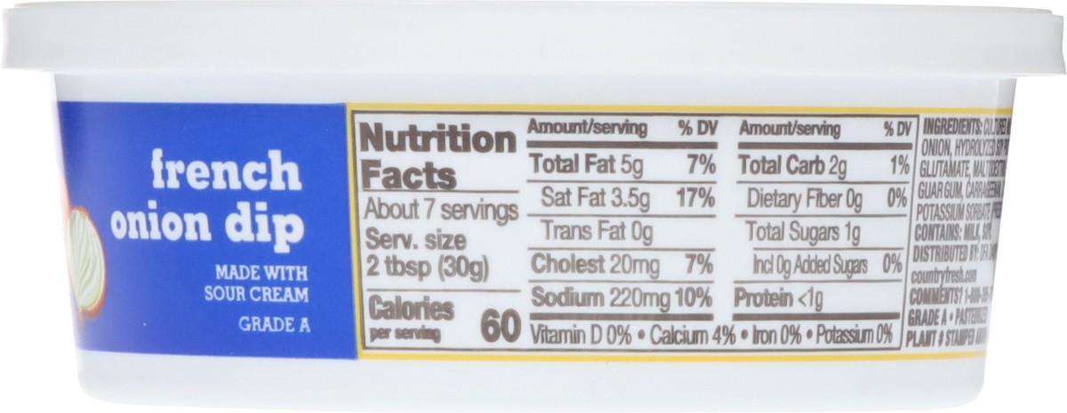 slide 5 of 14, Country Fresh French Onion Dip 8 oz, 8 oz
