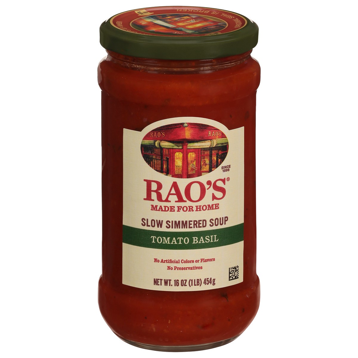 slide 1 of 8, Rao's Homemade Tomato Basil Italian Style Slow Simmered Soup, 16 oz