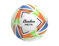 Baden Soccer Ball Size 5 Meta - White/Blue/Orange/Green