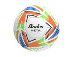 Baden Soccer Ball Size 5 Meta - White/Blue/Orange/Green