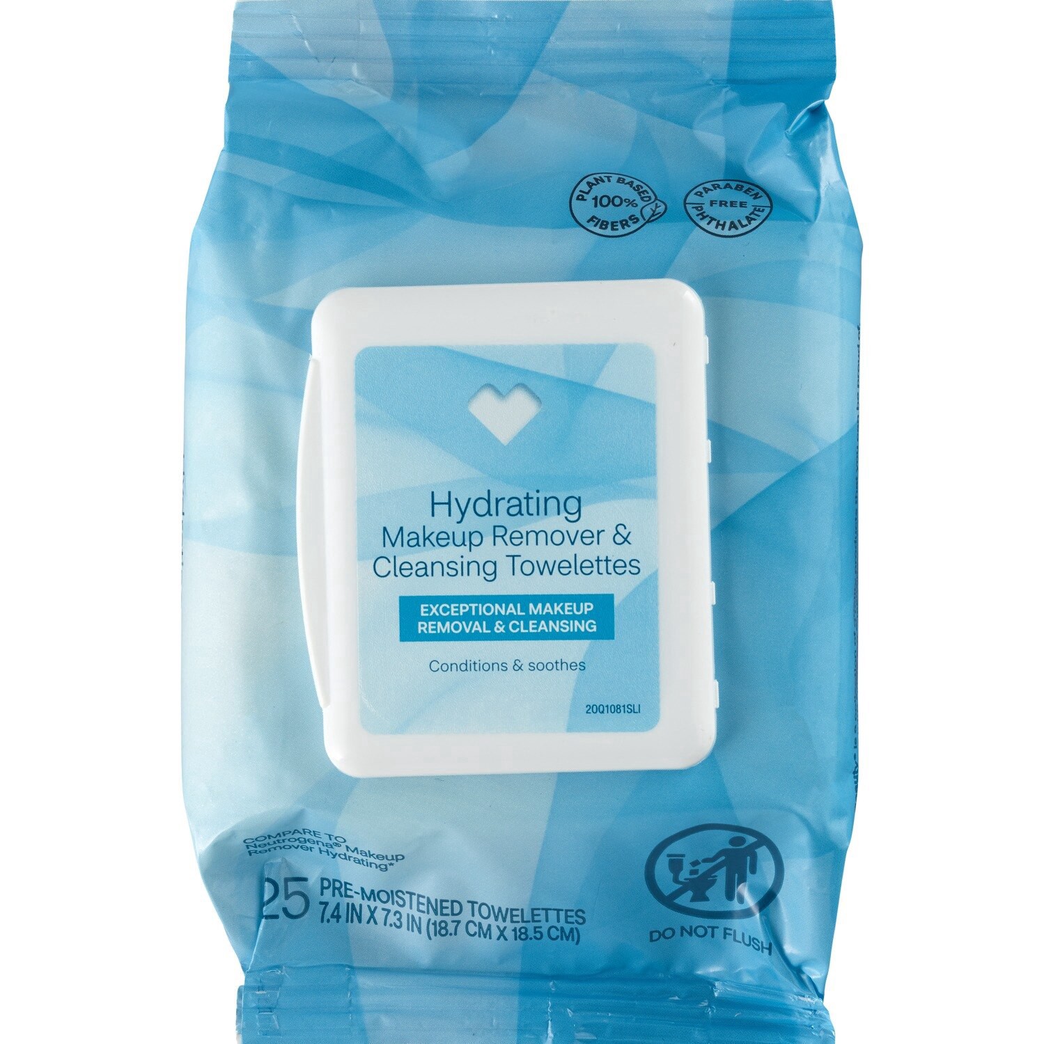 slide 1 of 1, CVS Beauty Hydrating Makeup Remover Cleansing Towelettes, 25/Pack, 1 ct