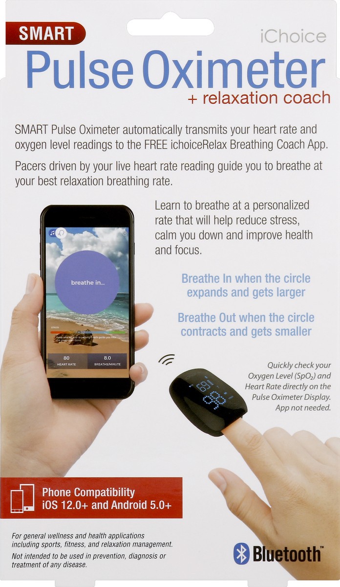 slide 6 of 6, iChoice Pulse Oximeter 1 ea, 1 ct