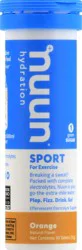 Nuun Hydration Sport Drink Tablets Orange Flavor