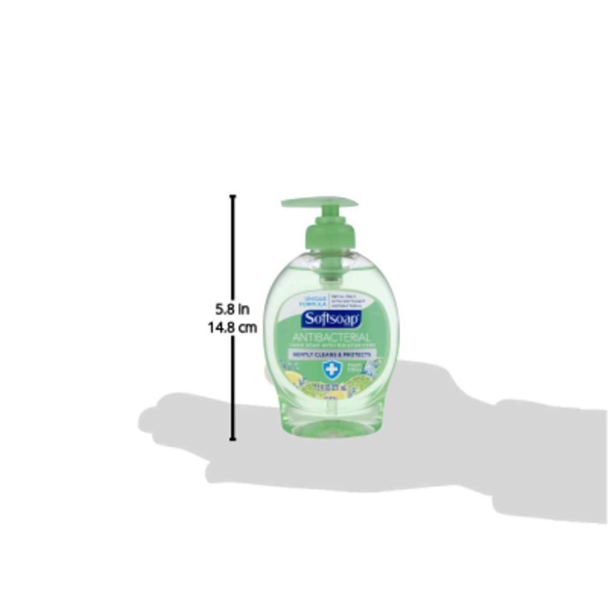 slide 3 of 9, Softsoap Antibacterial Hand Soap With Moisturizers - Fresh Citrus, 7.5 fl oz