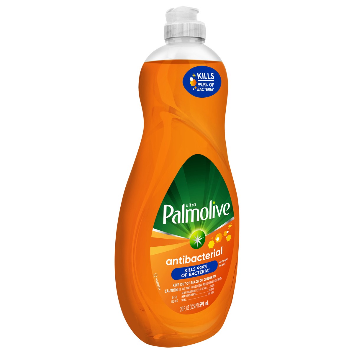 slide 2 of 8, Palmolive Ultra Palmolive Antibacterial Concentrated Dish Liquid, Orange Scent - 20 Fluid Ounce, 20 oz