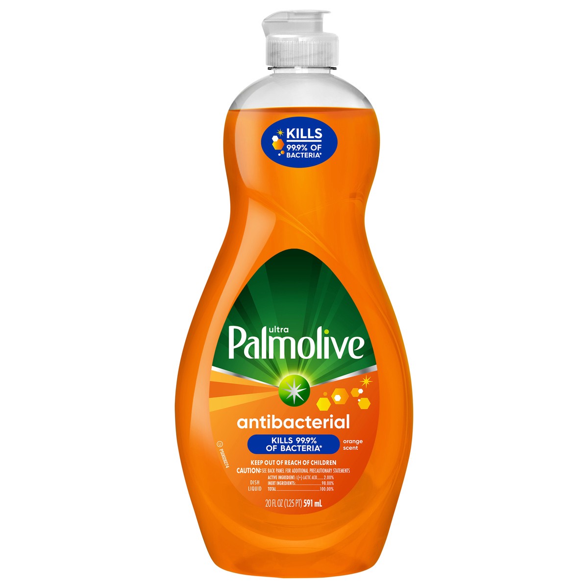 slide 1 of 8, Palmolive Ultra Concentrated Antibacterial Dish Soap, Orange Scent - 20 fl oz, 20 fl oz