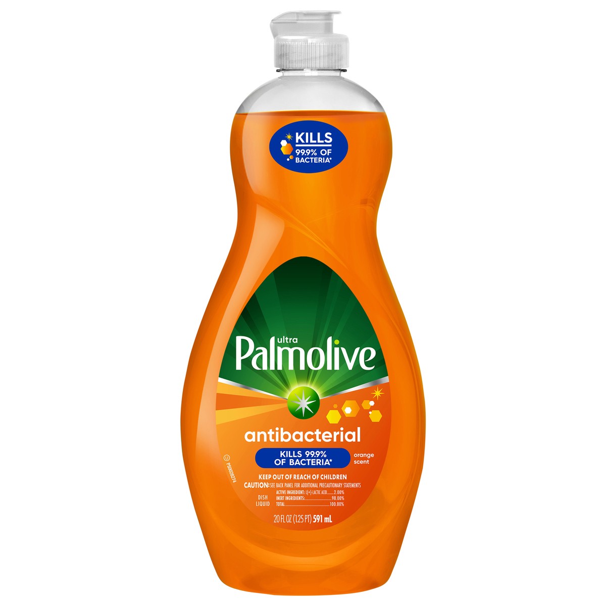 slide 1 of 8, Palmolive Ultra Concentrated Antibacterial Dish Soap, Orange Scent - 20 fl oz, 20 fl oz
