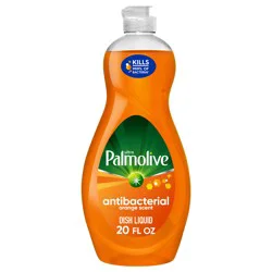 Palmolive Ultra Concentrated Antibacterial Dish Soap, Orange Scent - 20 fl oz