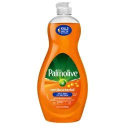Palmolive Ultra Concentrated Antibacterial Dish Soap, Orange Scent - 20 fl oz