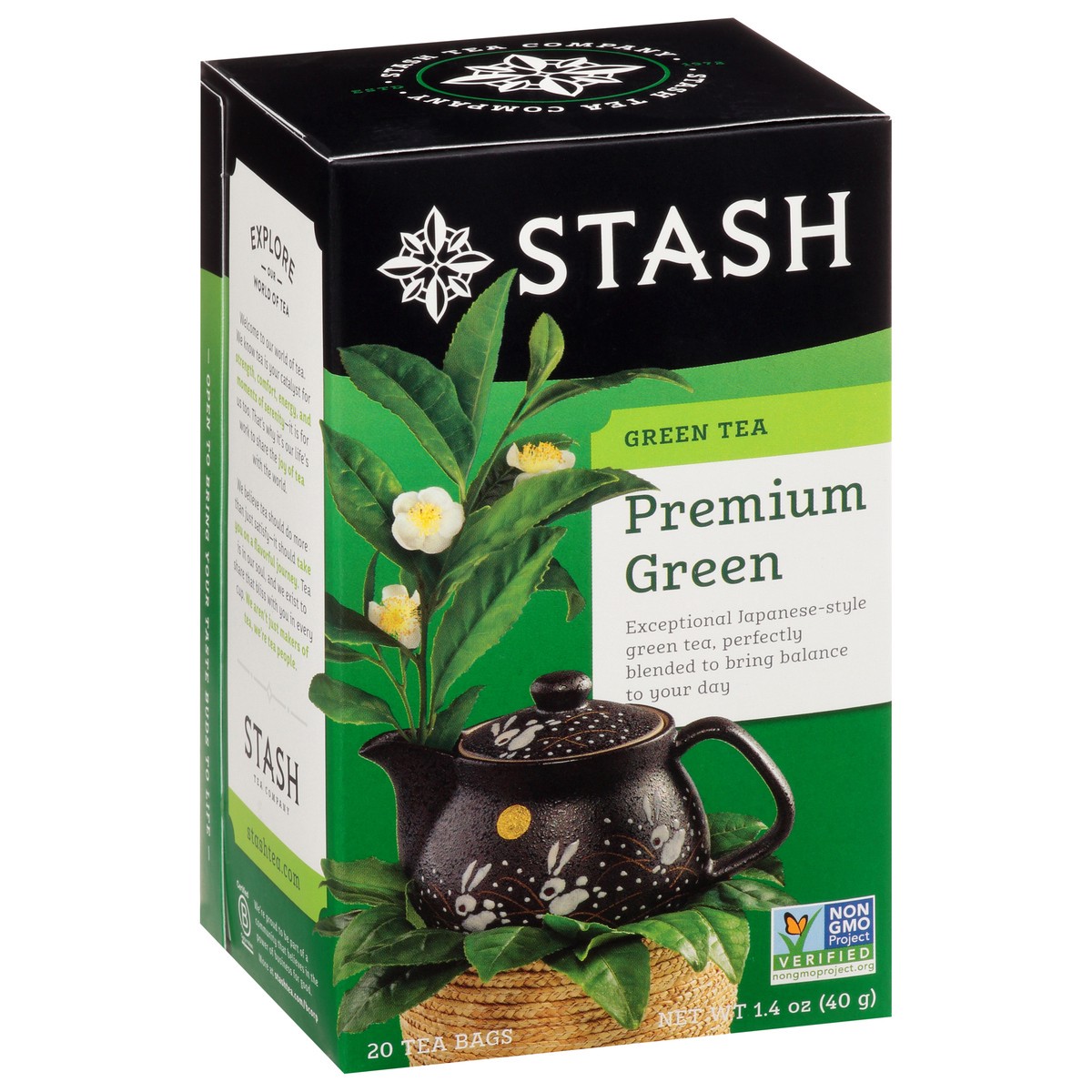 slide 2 of 9, Stash Tea Bags Premium Green Green Tea 20 ea, 