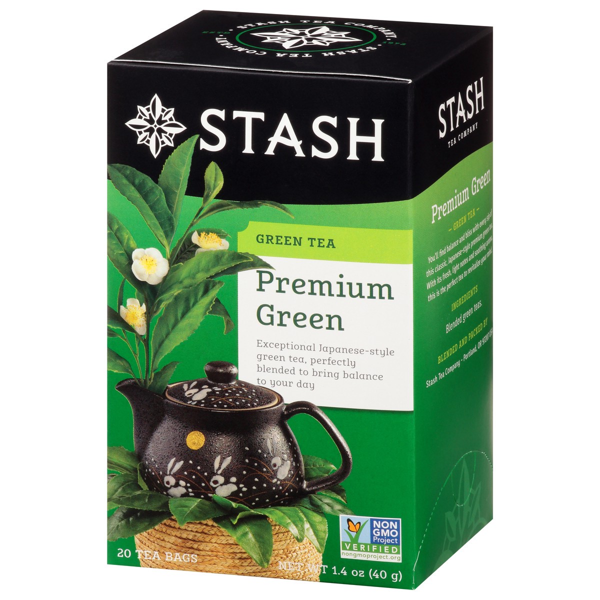 slide 3 of 9, Stash Tea Bags Premium Green Green Tea 20 ea, 