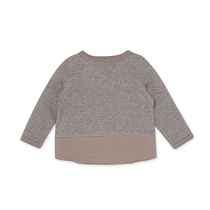 slide 2 of 2, Burt's Bees Baby Thermal Colorblocked Tee, 1 ct