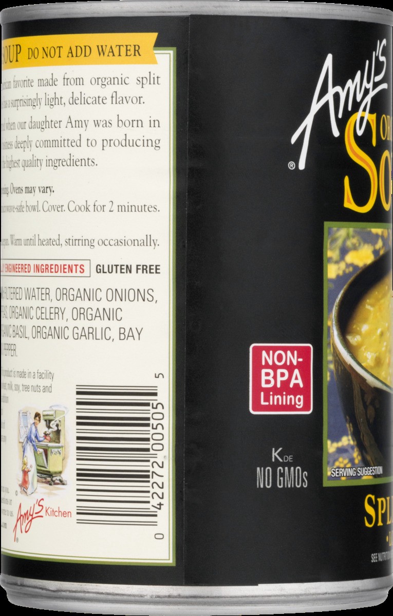 slide 6 of 8, Amy's Amy''s Organic Split Pea Soup, 14.1 oz