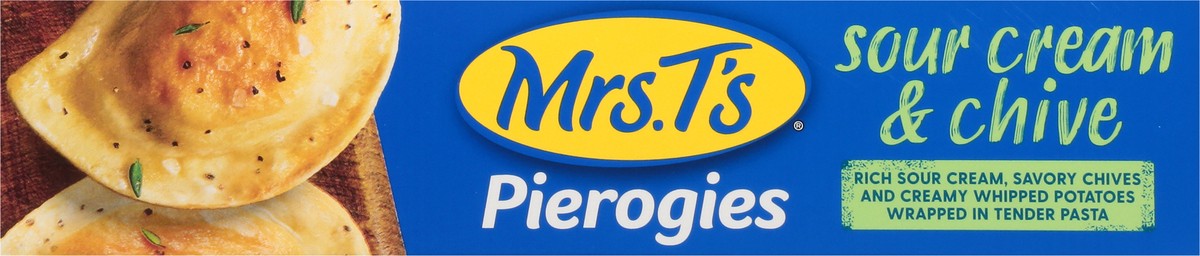 slide 10 of 14, Mrs. T's Pierogies Sour Cream & Chive Pierogies, 16 oz