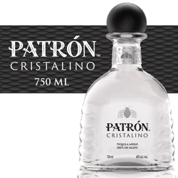 Patrón Cristalino Tequila Anejo 750 ml