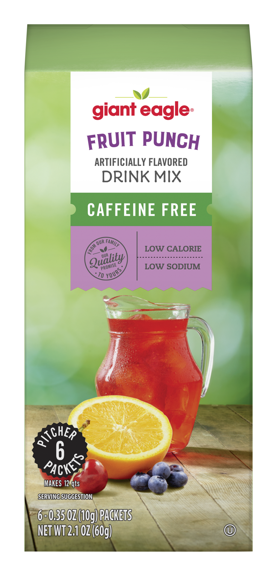 slide 1 of 1, Giant Eagle Fruit Punch Sugar Free Drink Mix - 12 qt, 12 qt