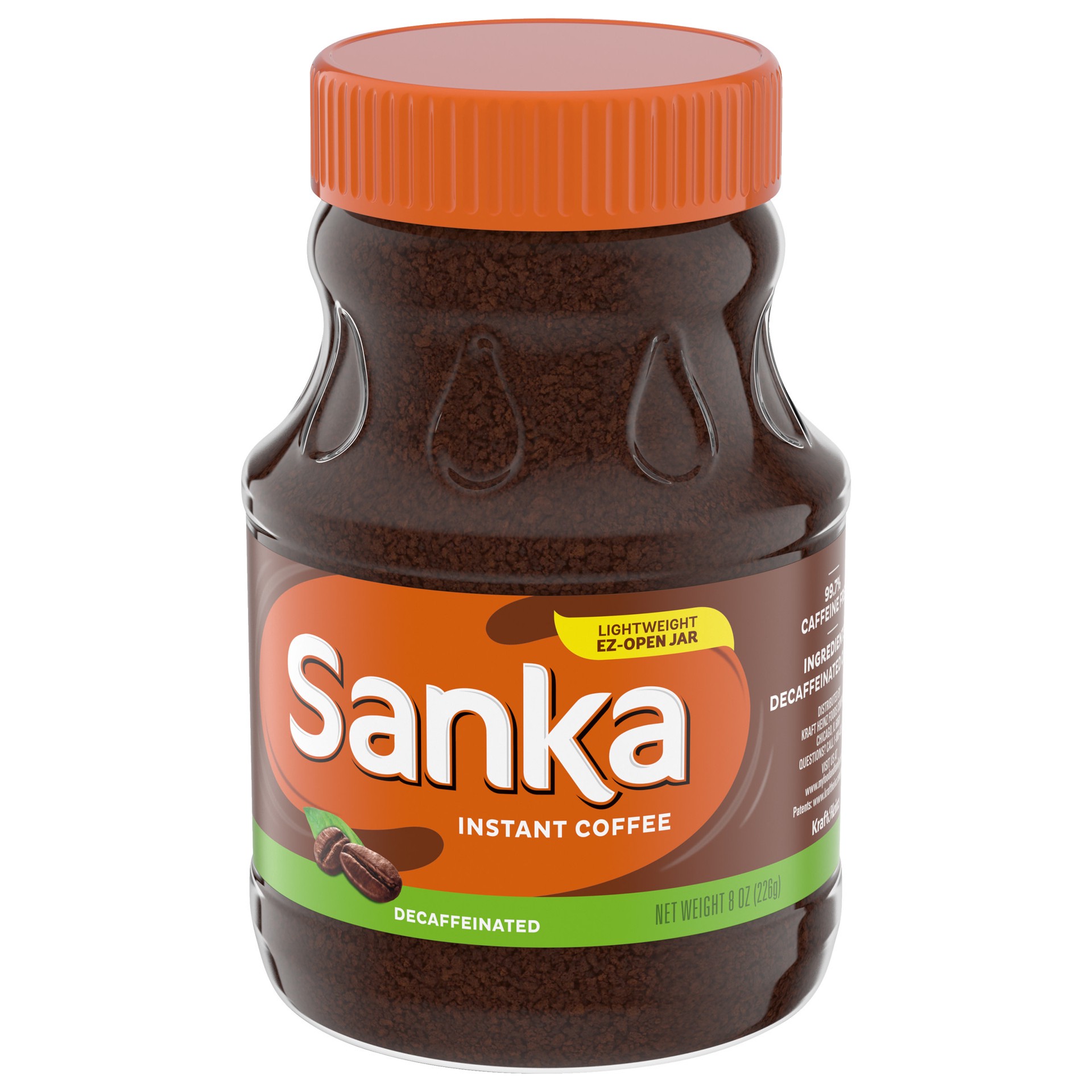 slide 3 of 4, Sanka Decaf Instant Coffee, 8 oz Jar, 8 oz