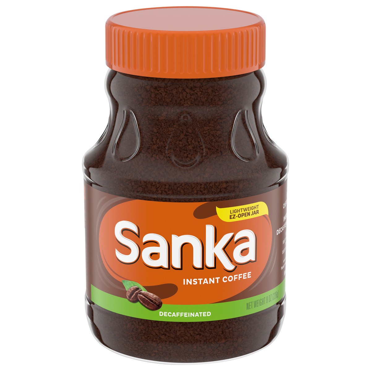 slide 1 of 4, Sanka Decaffeinated Instant Coffee 8 oz, 8 oz