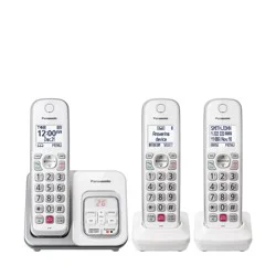 Panasonic Dect 6.0 Expandable Cordless Phone System With Digital Answering System - White