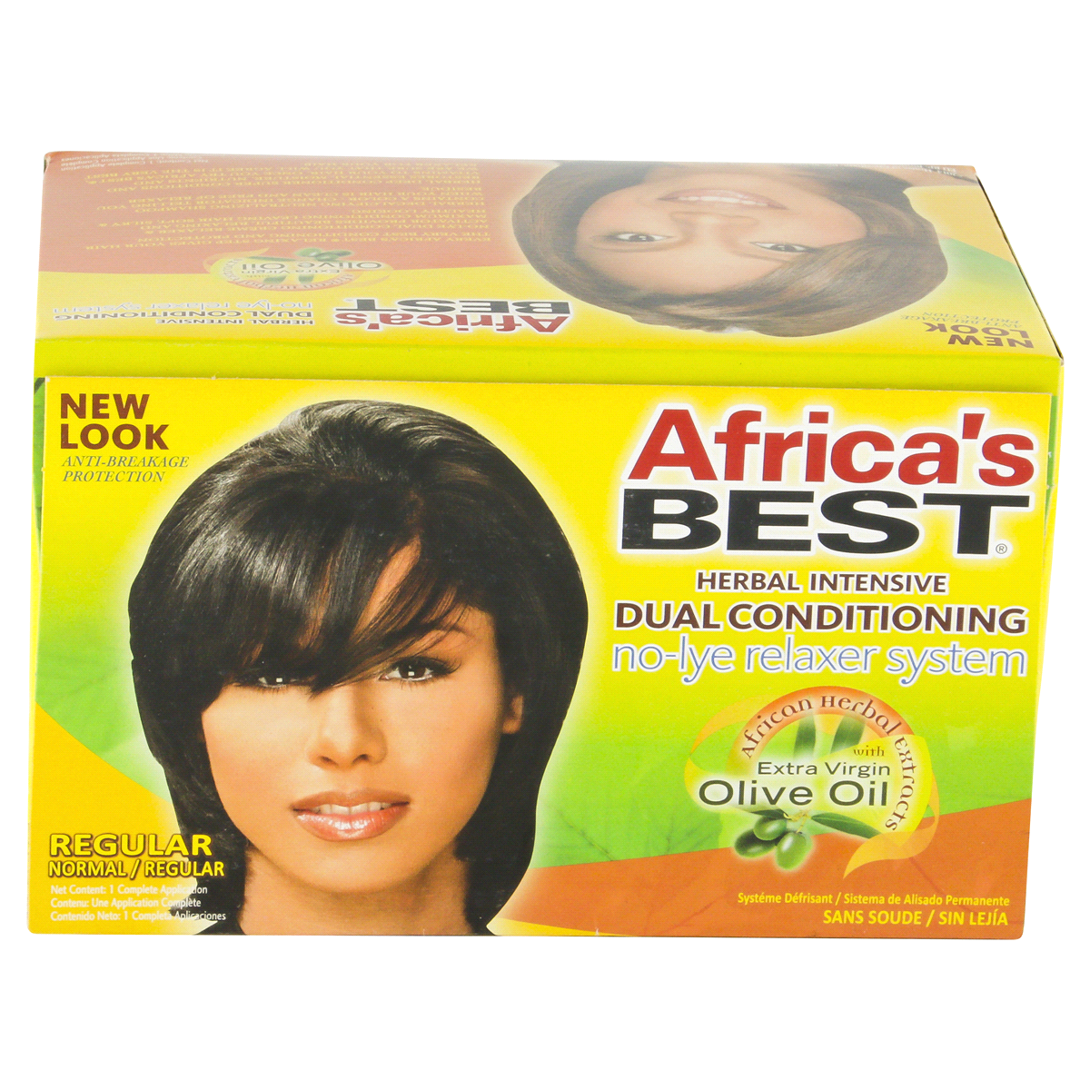 slide 5 of 6, Africa's Best Relaxer System No Lye Dual Conditioning, 1 kit