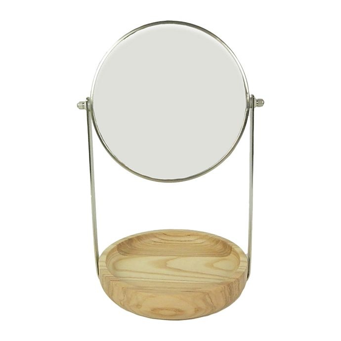 slide 2 of 5, Haven Eulo Double-Sided Vanity Mirror - Ash Wood, 1 ct
