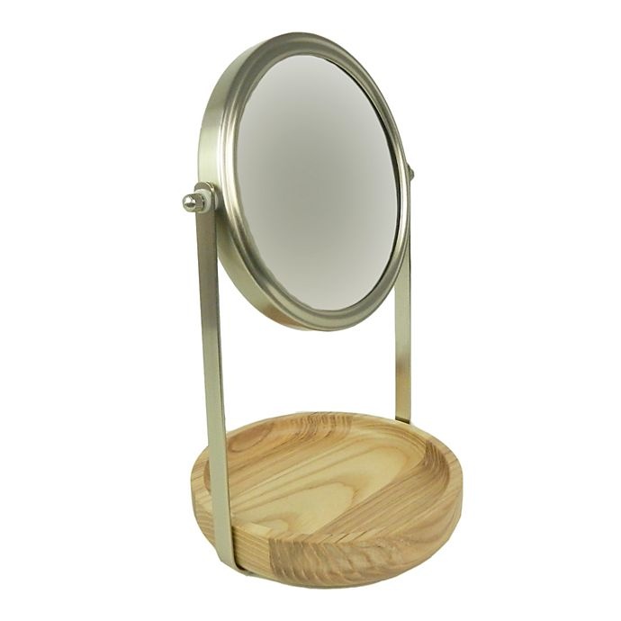 slide 4 of 5, Haven Eulo Double-Sided Vanity Mirror - Ash Wood, 1 ct