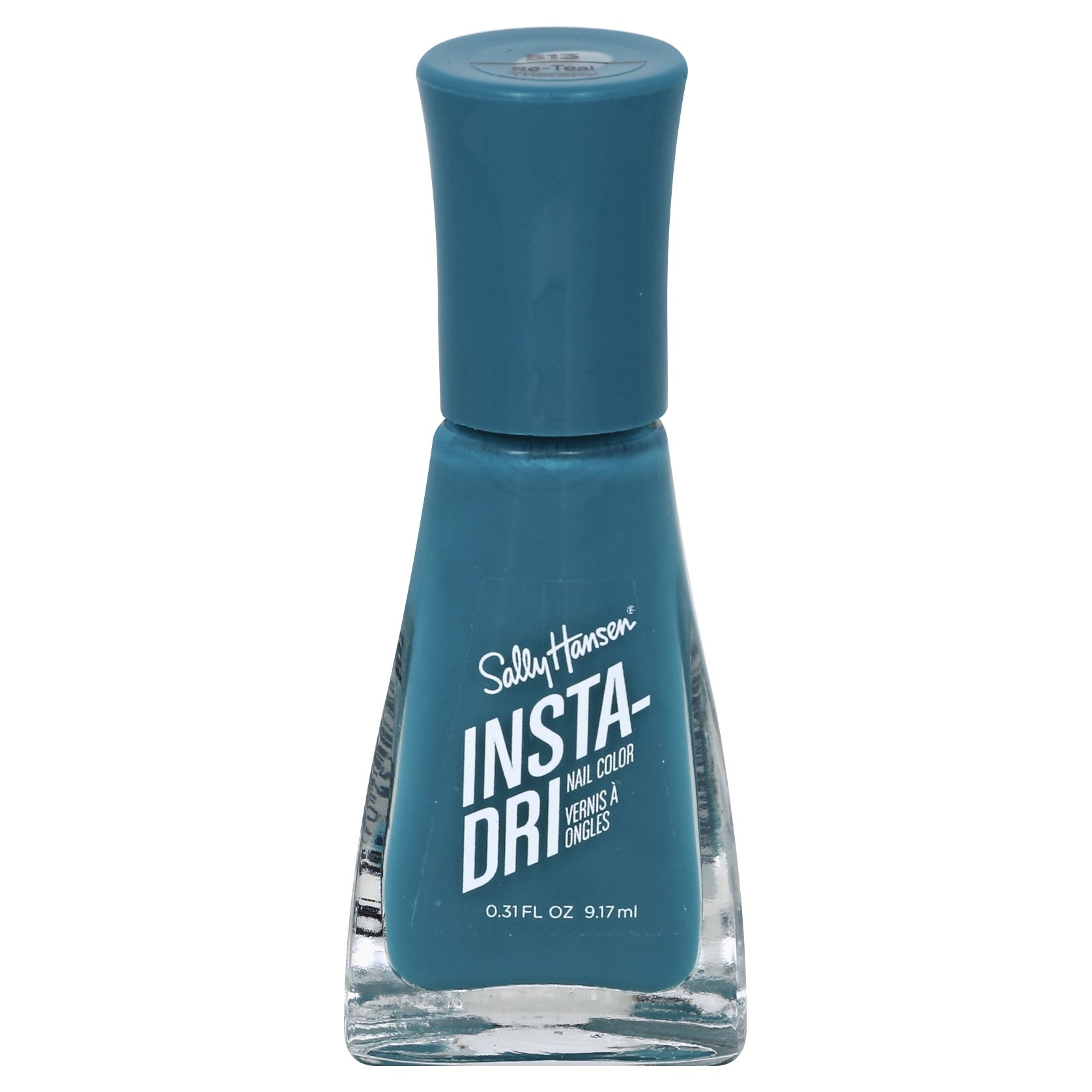slide 1 of 1, Sally Hansen Insta-Dri Nail Color 513 Re-Teal Therapy, 0.3 oz