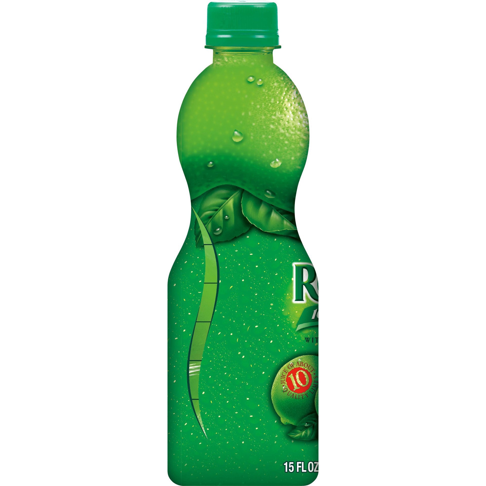 slide 23 of 68, ReaLime 100% Lime Juice Bottle, 15 fl oz