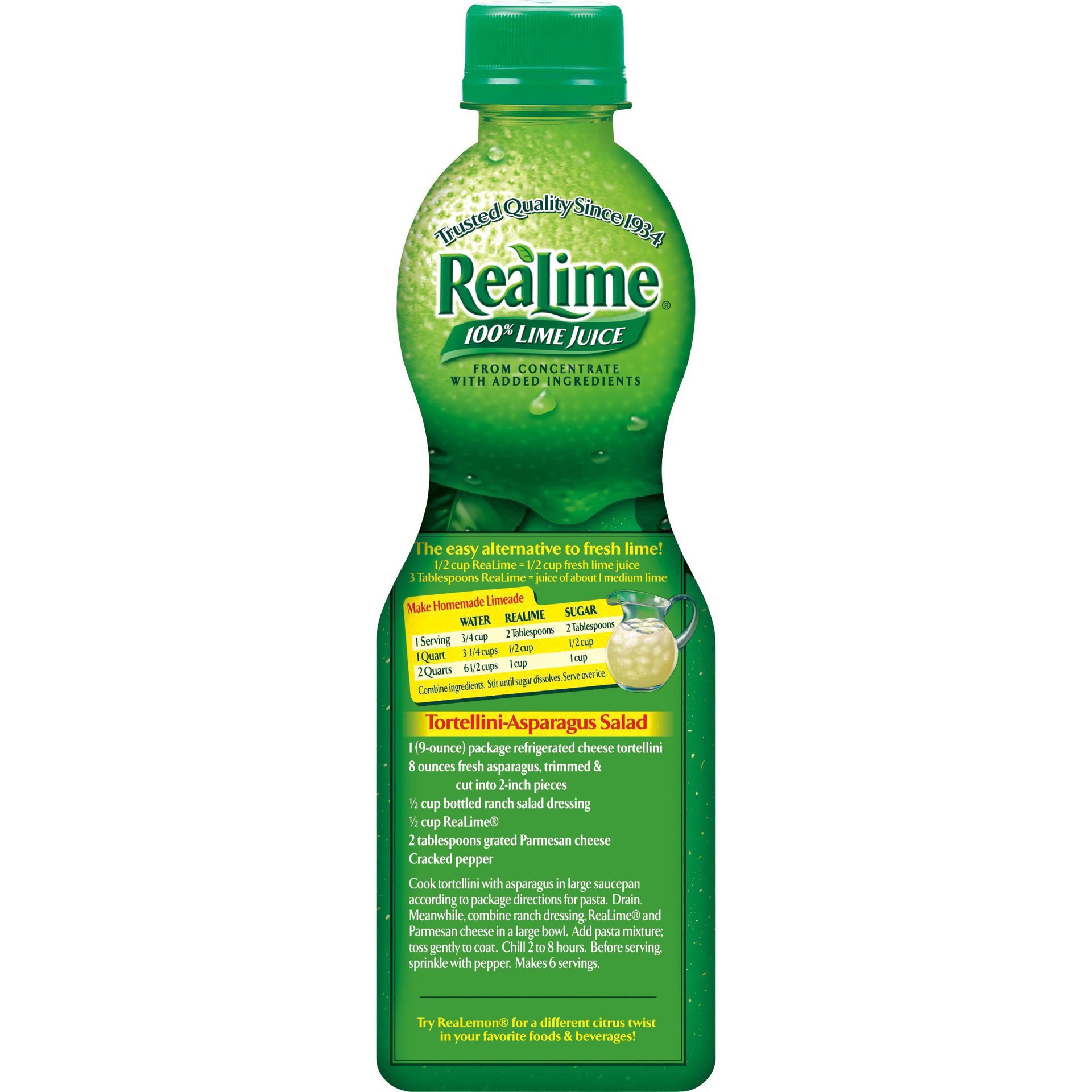 slide 24 of 68, ReaLime 100% Lime Juice Bottle, 15 fl oz