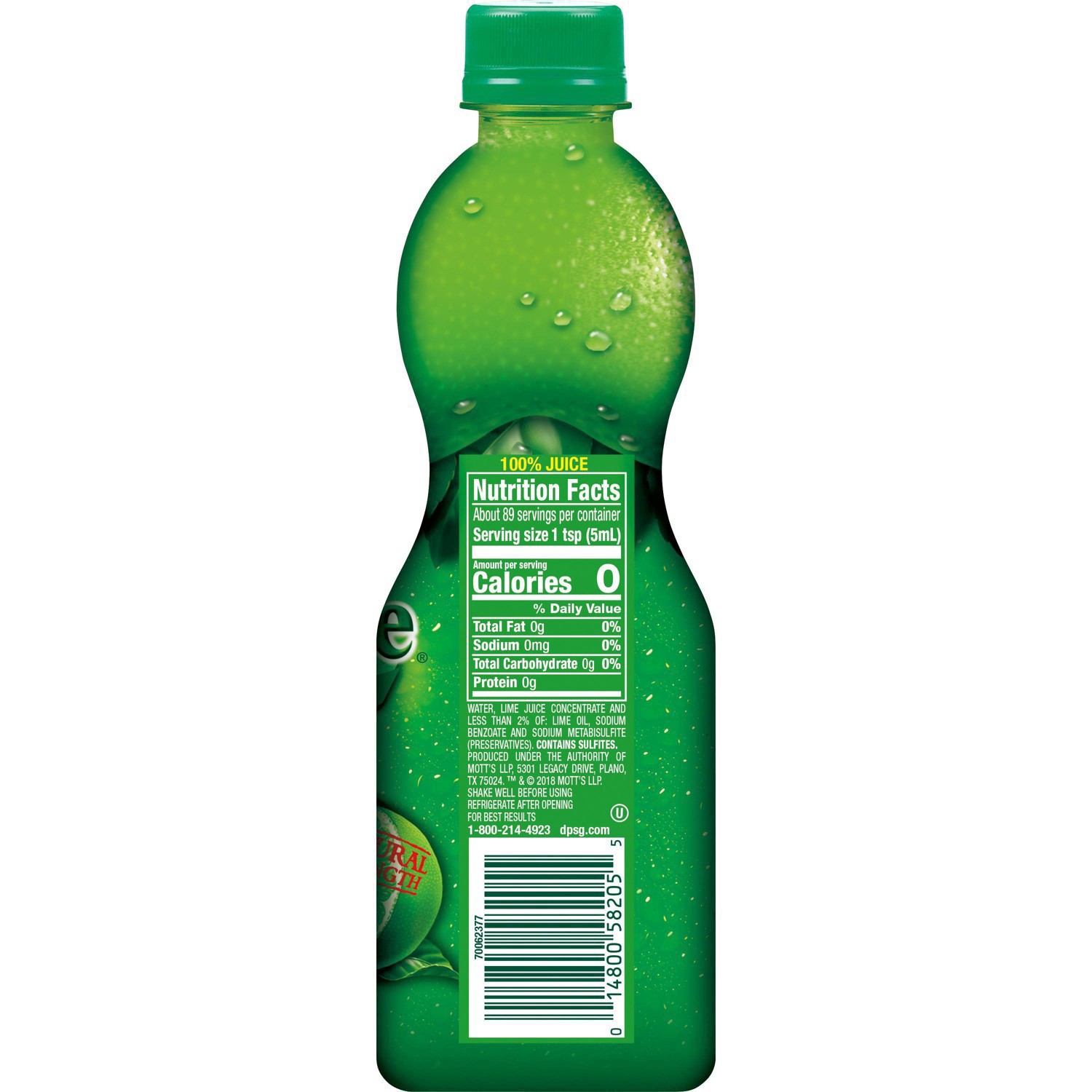 slide 25 of 68, ReaLime 100% Lime Juice Bottle, 15 fl oz