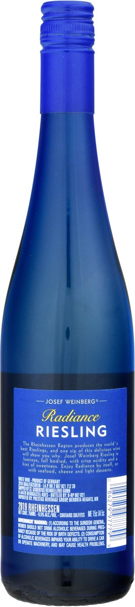 slide 5 of 12, Josef Weinberg Radiance Riesling 750 ml Bottle, 750 ml