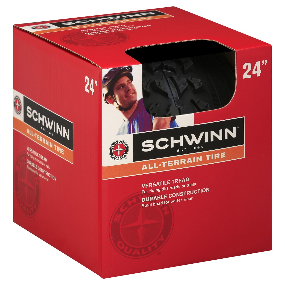 slide 2 of 9, Schwinn 24-inch Mountain Tire, 1 ct