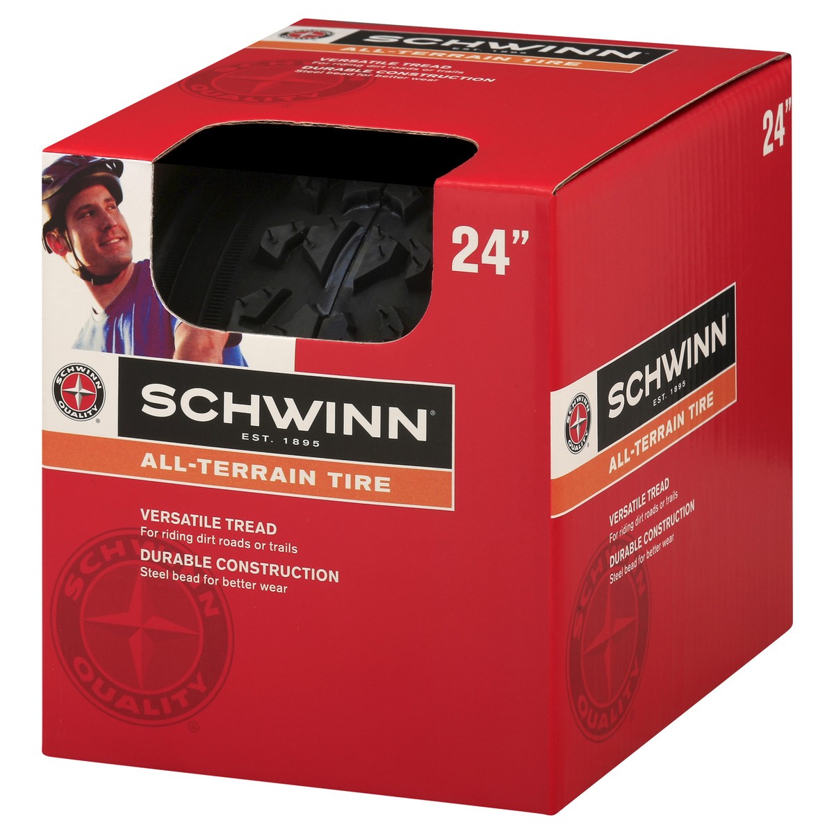 slide 3 of 9, Schwinn 24-inch Mountain Tire, 1 ct