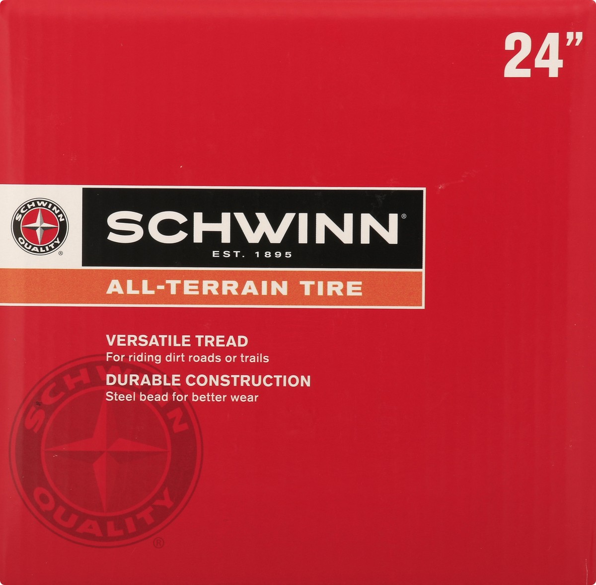 slide 7 of 9, Schwinn 24-inch Mountain Tire, 1 ct