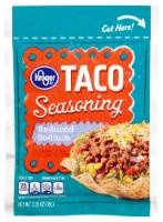 slide 1 of 2, Kroger Reduced Sodium Taco Seasoning, 1.25 oz