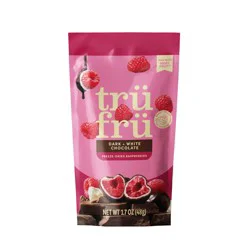 Tru Fru Freeze-Dried Raspberries - Dark & White Chocolate