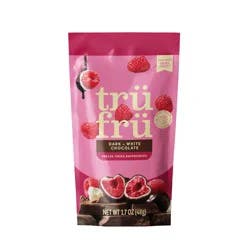 Tru Fru Freeze-Dried Raspberries - Dark & White Chocolate