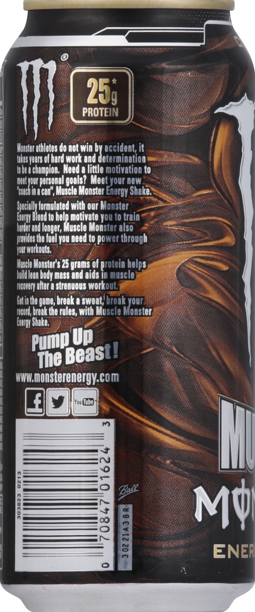 slide 5 of 5, Monster Energy Shake - 15 oz, 15 oz