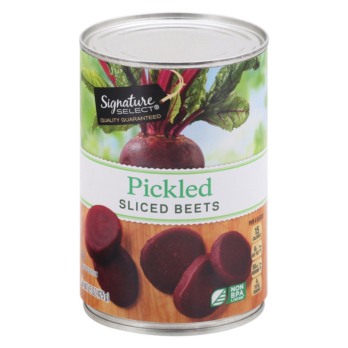 slide 1 of 9, Signature Select Pickled Sliced Beets 15 oz, 15 oz