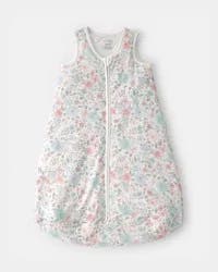 Carters Baby Girl Butterfly Garden 2-Way Zip PurelySoft Wearable Blanket Multi XL
