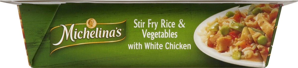 slide 7 of 10, Michelina's Stir Fry Rice & Vegetables with White Chicken, 8 oz