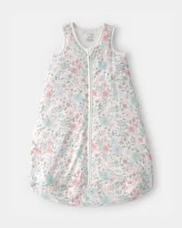 Carter's Baby Girl Butterfly Garden 2-Way Zip PurelySoft Wearable Blanket Multi L