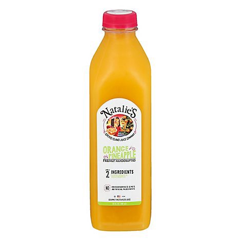 slide 1 of 1, Natalies Orchid Island Juice Company Orange Pineapple Juice - 32 Oz., 32 oz
