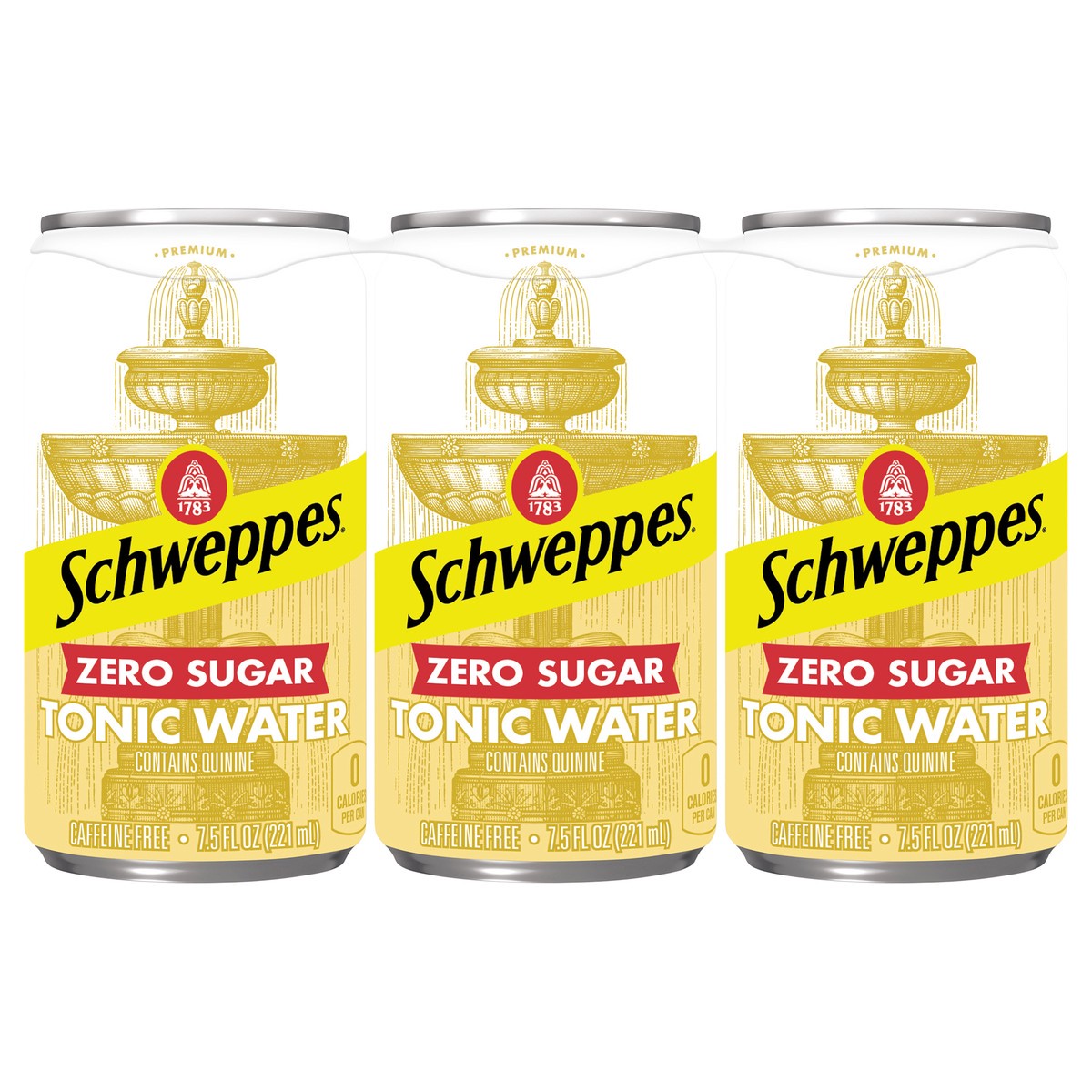 slide 1 of 1, Schweppes Diet Tonic Soda  , 6 ct; 7.5 fl oz