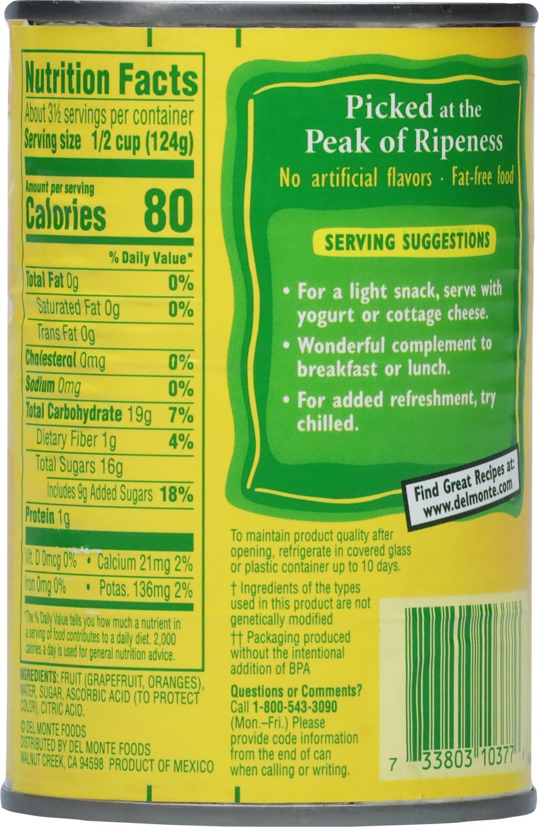 slide 9 of 9, Del Monte Citrus Salad, 15 oz