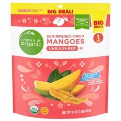 Simple Truth Organic Sun Ripened Unsulfured Dried Mangoes - 16 oz
